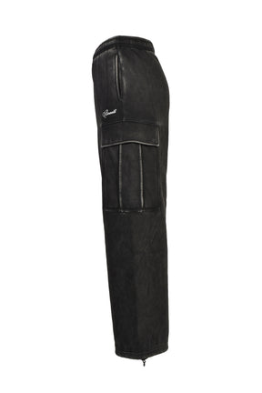 FADE CARGO PANTS / BLK