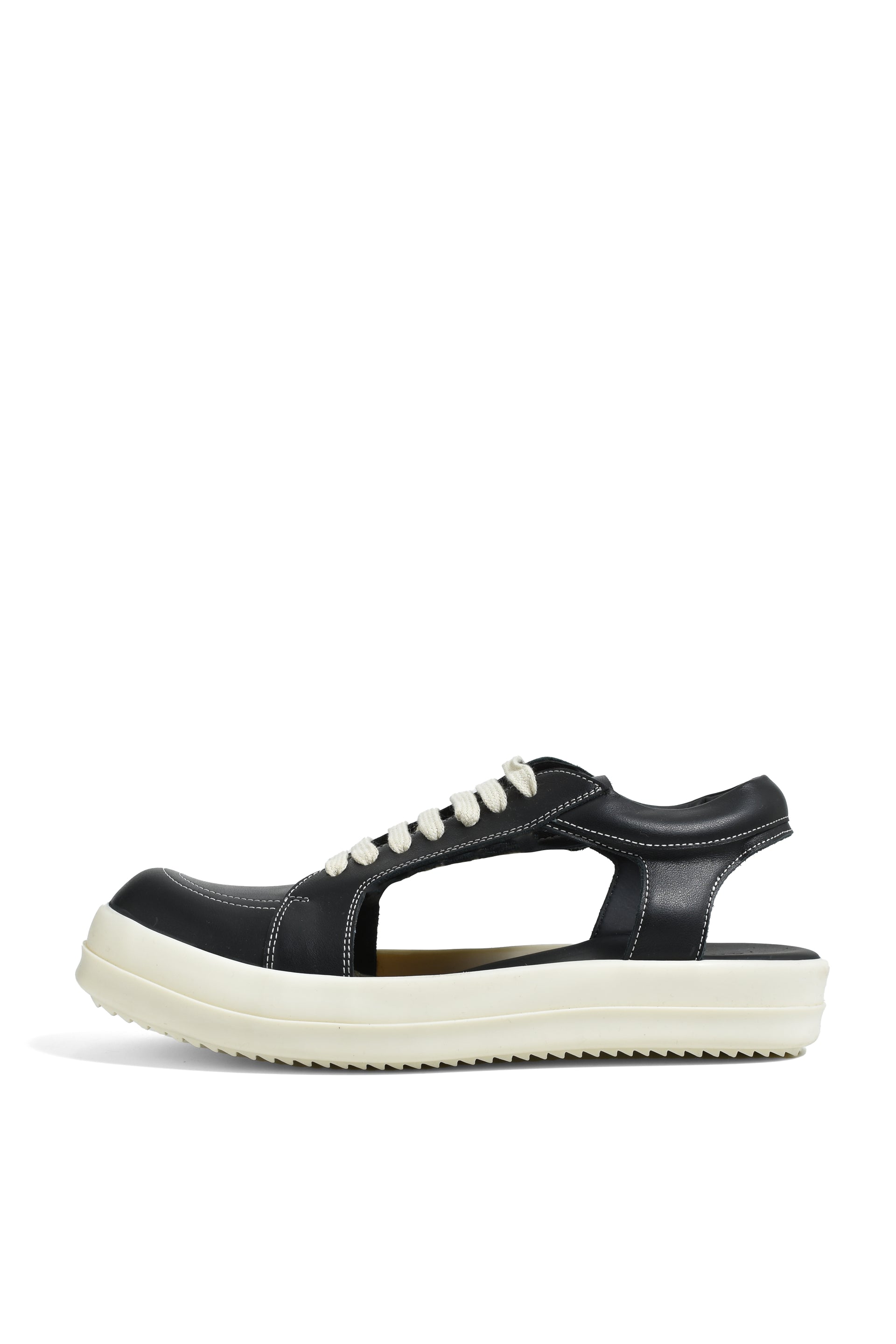 Rick Owens HOLLOWED VINTAGE SNEAKS / BLK MILK