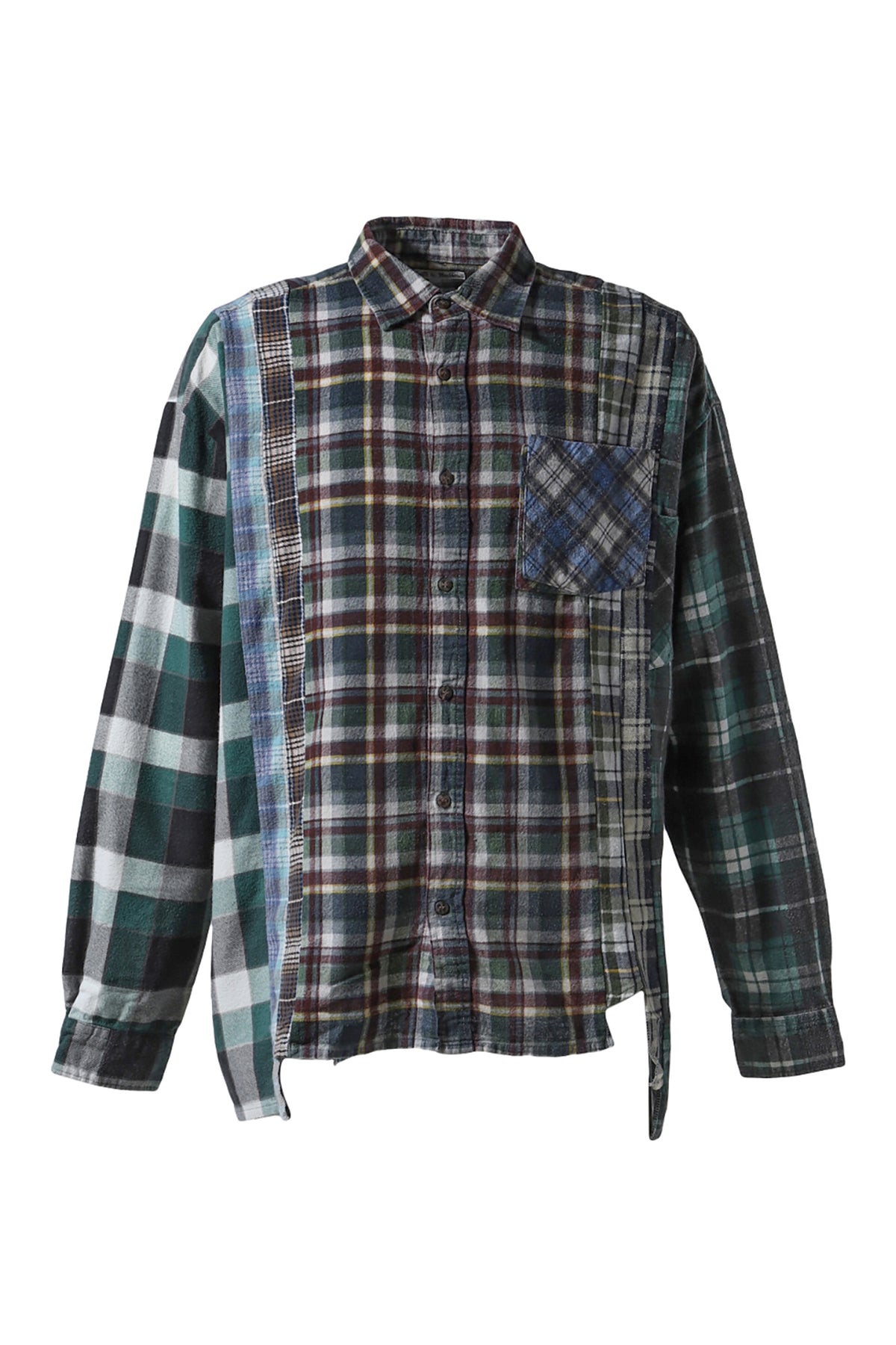 FLANNEL SHIRT -> 7 CUTS WIDE SHIRT / ASSORTED