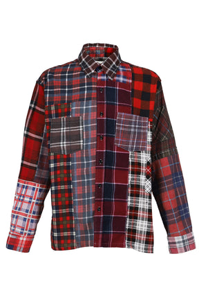 FLANNEL SHIRT -> STRAIGHT HEM SHIRT / ASSORTED