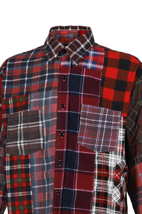 FLANNEL SHIRT -> STRAIGHT HEM SHIRT / ASSORTED