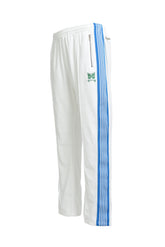 NARROW TRACK PANT - C/PE VELOUR / WHT MULTI