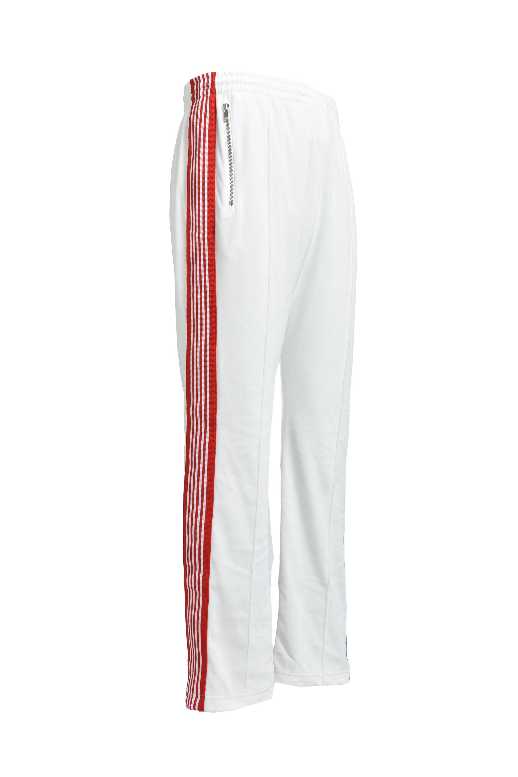 NARROW TRACK PANT - C/PE VELOUR / WHT MULTI
