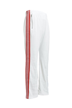 NARROW TRACK PANT - C/PE VELOUR / WHT MULTI