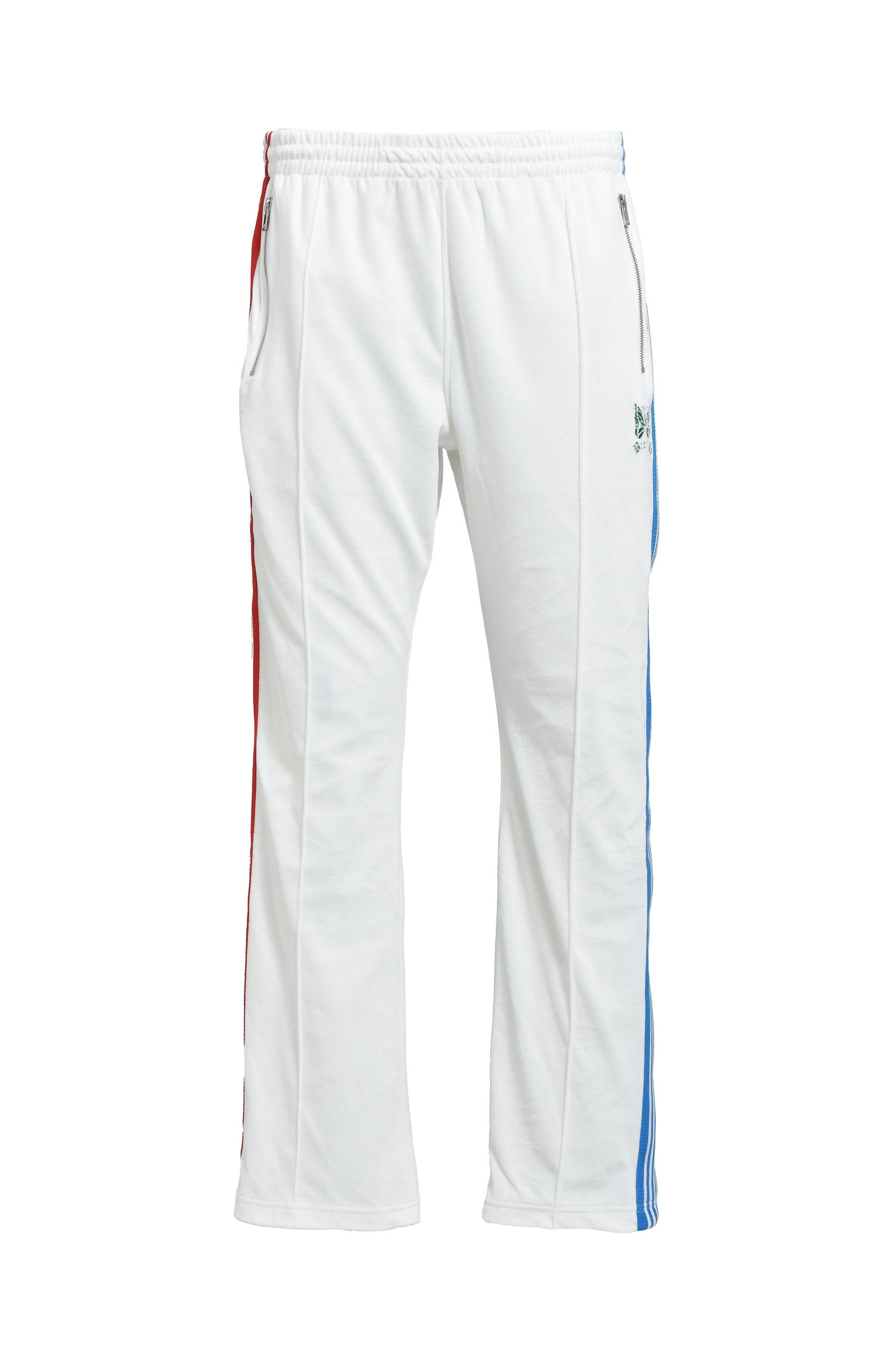 NARROW TRACK PANT - C/PE VELOUR / WHT MULTI
