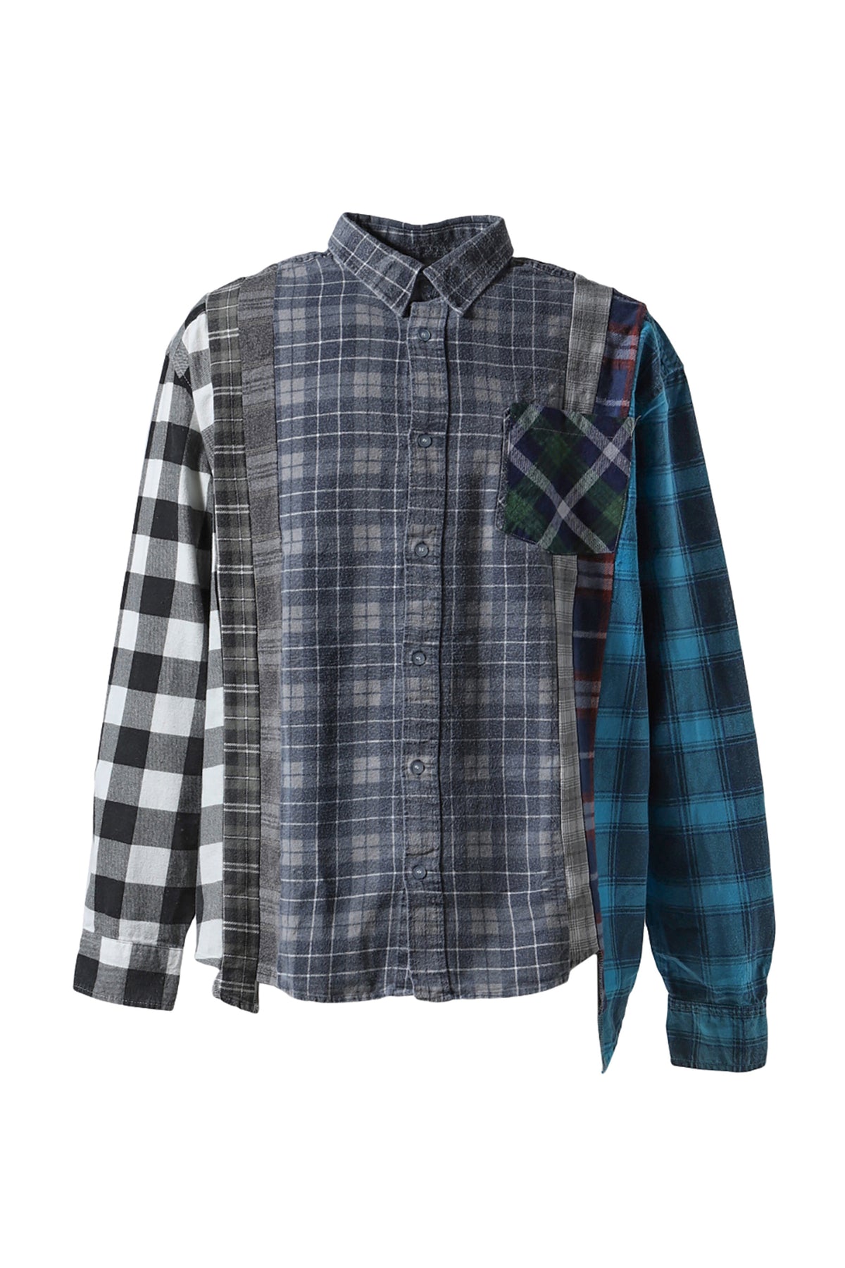 FLANNEL SHIRT -> 7 CUTS WIDE SHIRT / ASSORTED