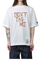 Maison MIHARA YASUHIRO DON'T TAG ME PRINTED TEE / WHT