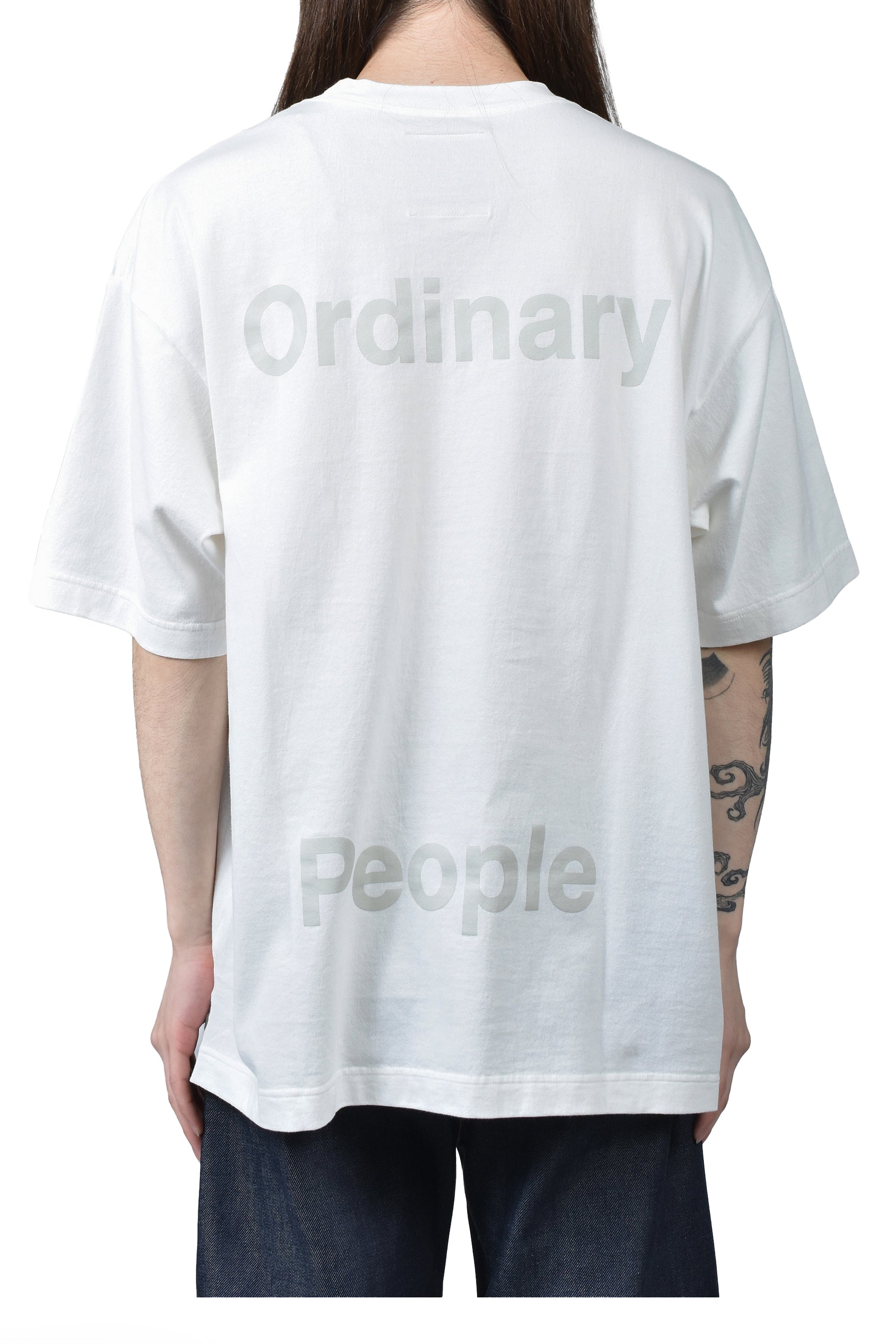 DON'T TAG ME PRINTED TEE / WHT