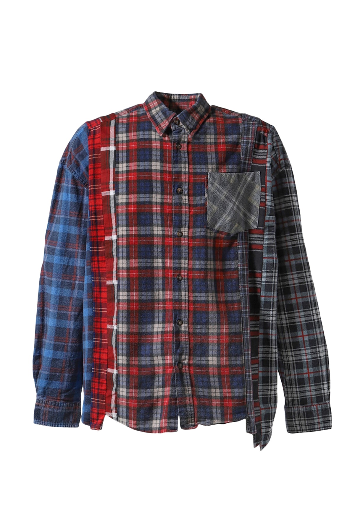 FLANNEL SHIRT -> 7 CUTS WIDE SHIRT / ASSORTED