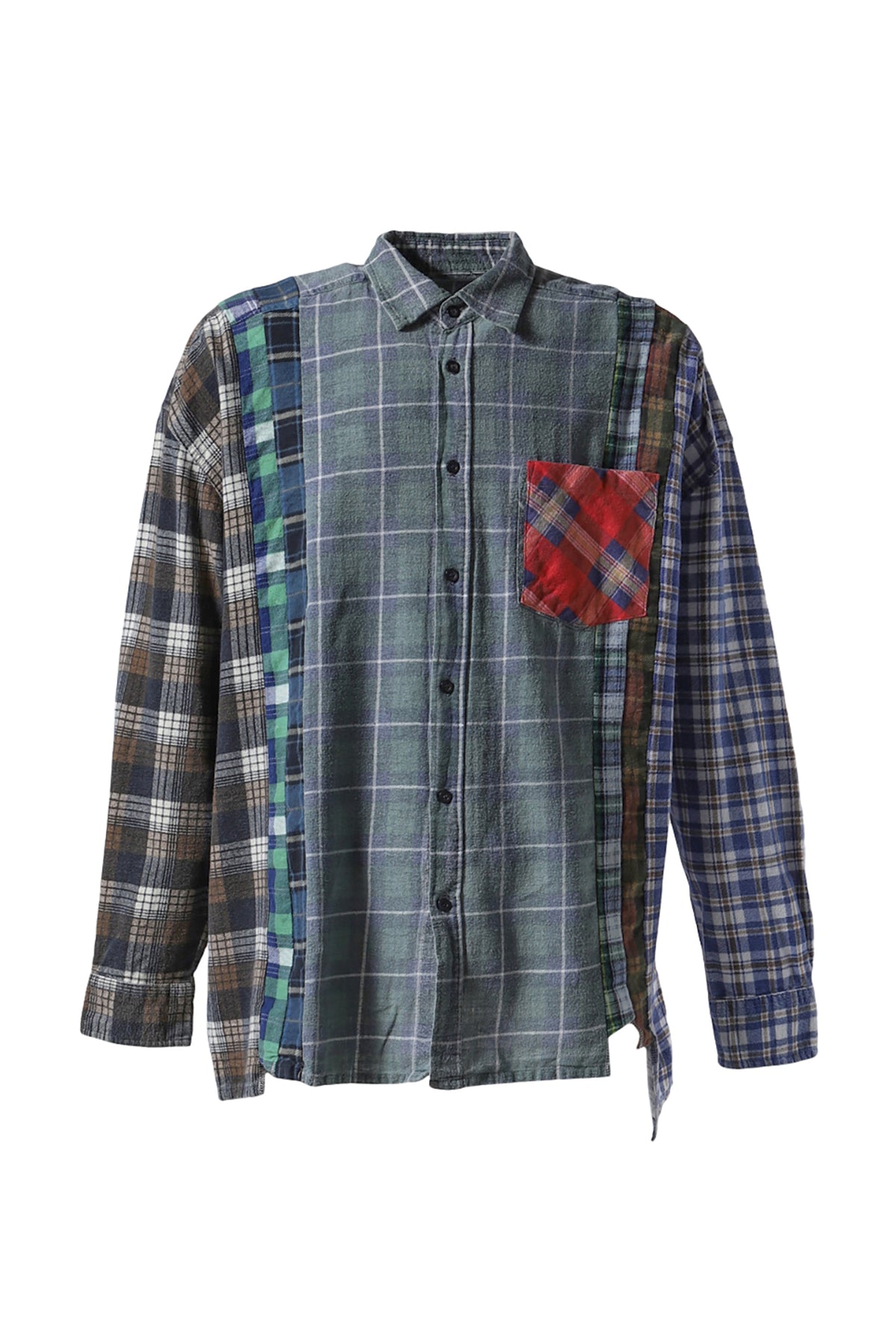 FLANNEL SHIRT -> 7 CUTS WIDE SHIRT / ASSORTED