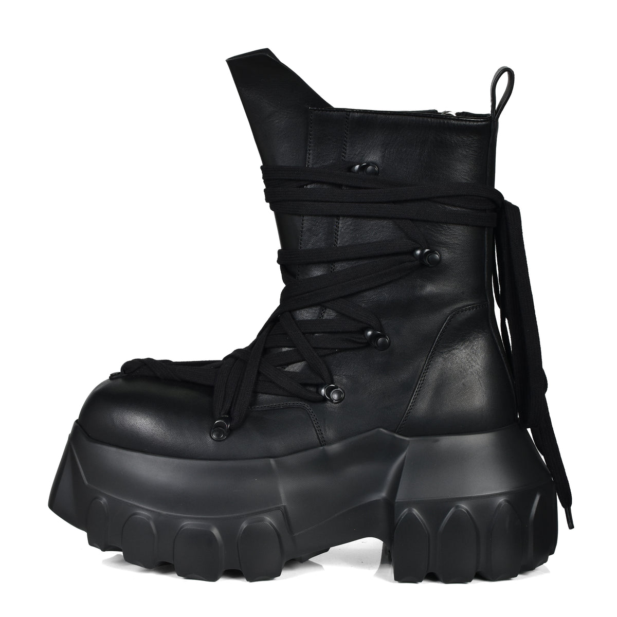 Rick Owens リック オウエンス FW26 MEGALACE MEGA TRACTOR / BLK/BLK