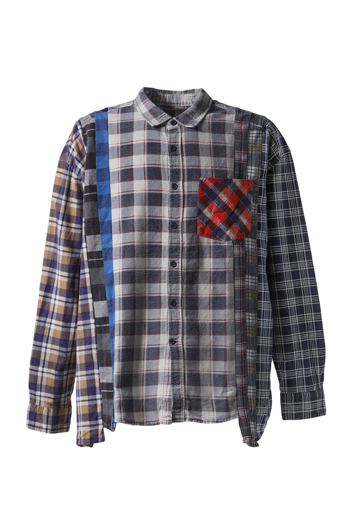 FLANNEL SHIRT -> 7 CUTS WIDE SHIRT / ASSORTED