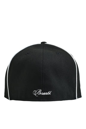 BREATH × NEW ERA SCRIPT LOGO PIPING 59FIFTY / BLK