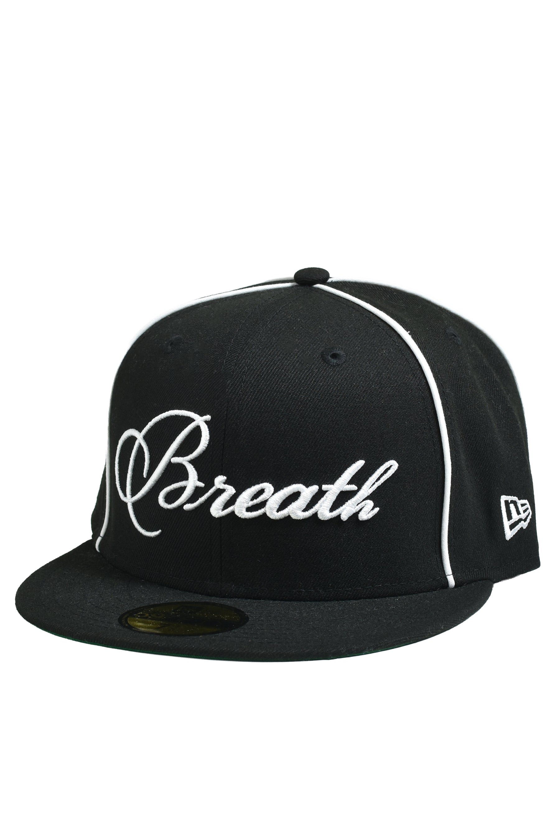 BREATH × NEW ERA SCRIPT LOGO PIPING 59FIFTY / BLK