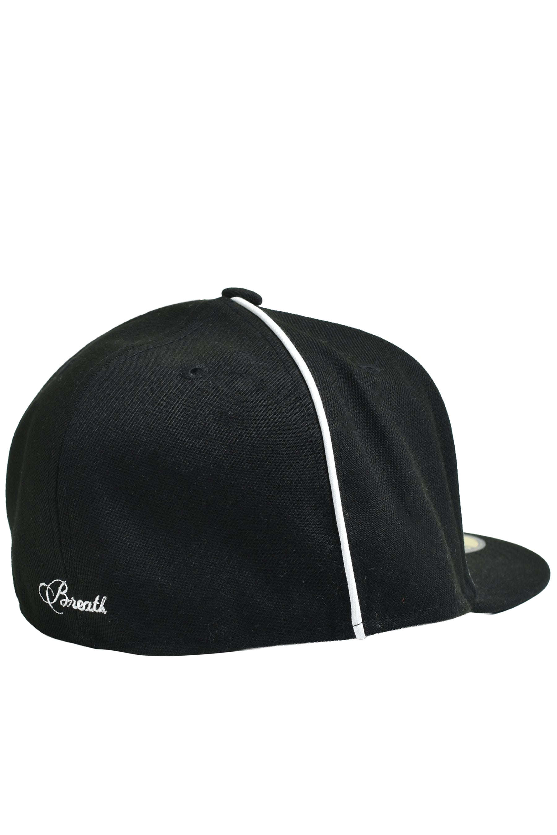 BREATH × NEW ERA SCRIPT LOGO PIPING 59FIFTY / BLK