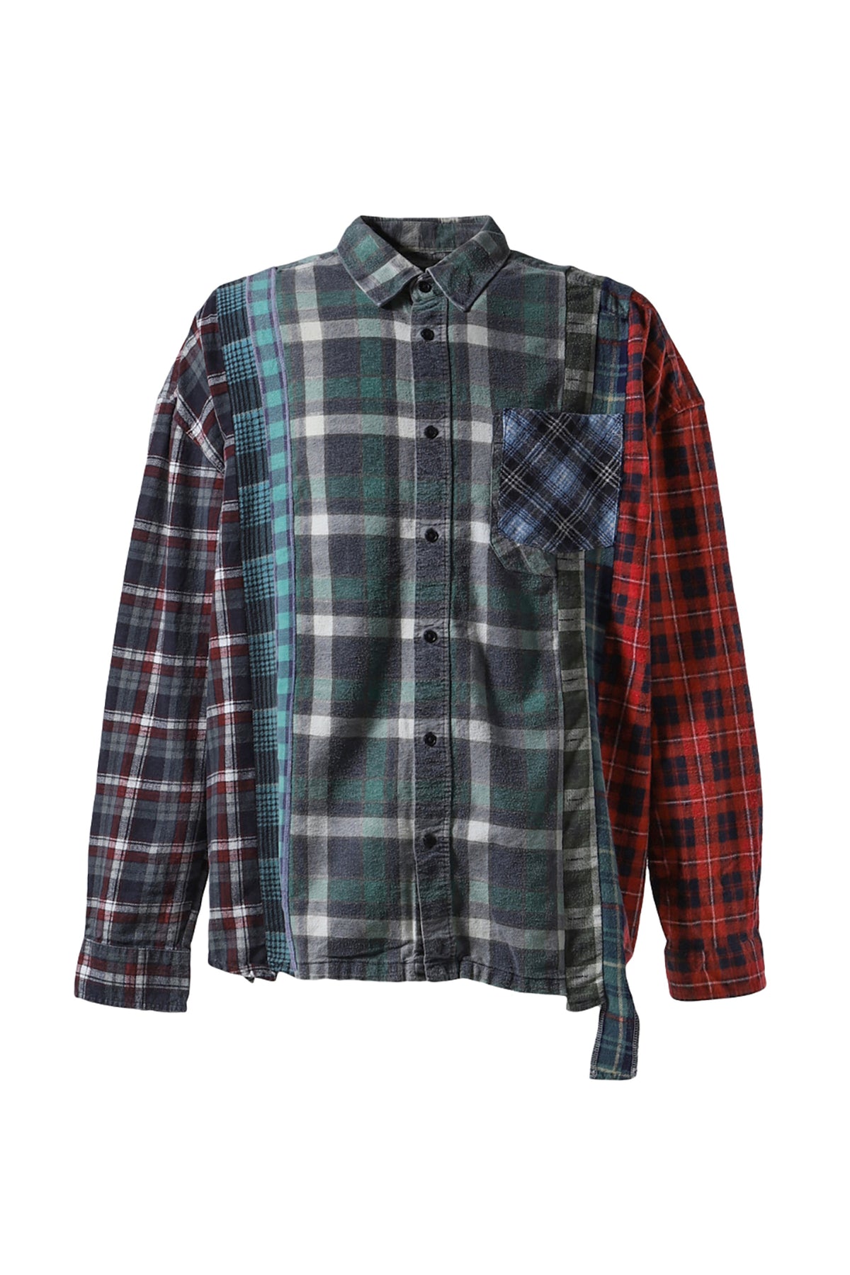 FLANNEL SHIRT -> 7 CUTS WIDE SHIRT / ASSORTED