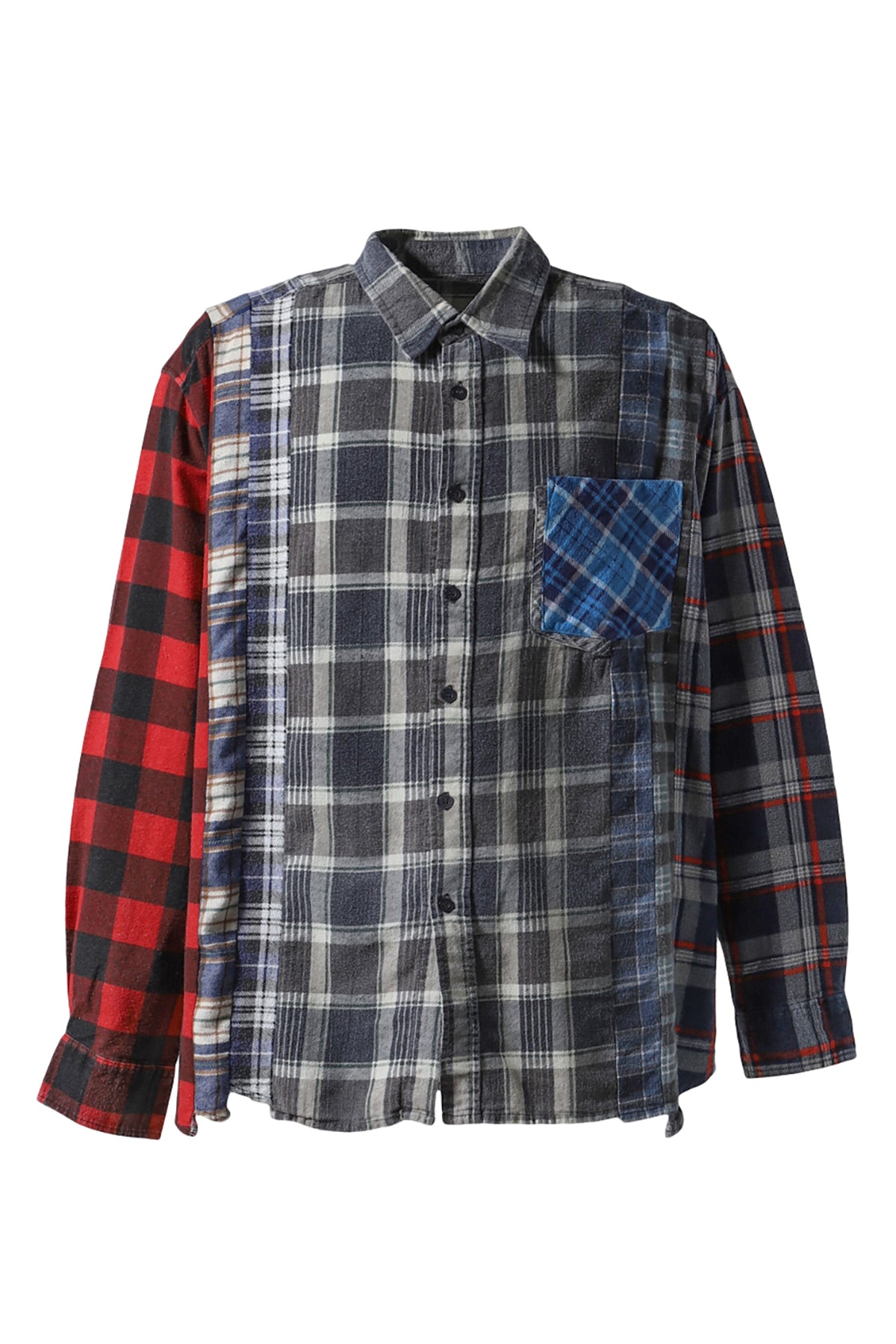 FLANNEL SHIRT -> 7 CUTS WIDE SHIRT / ASSORTED