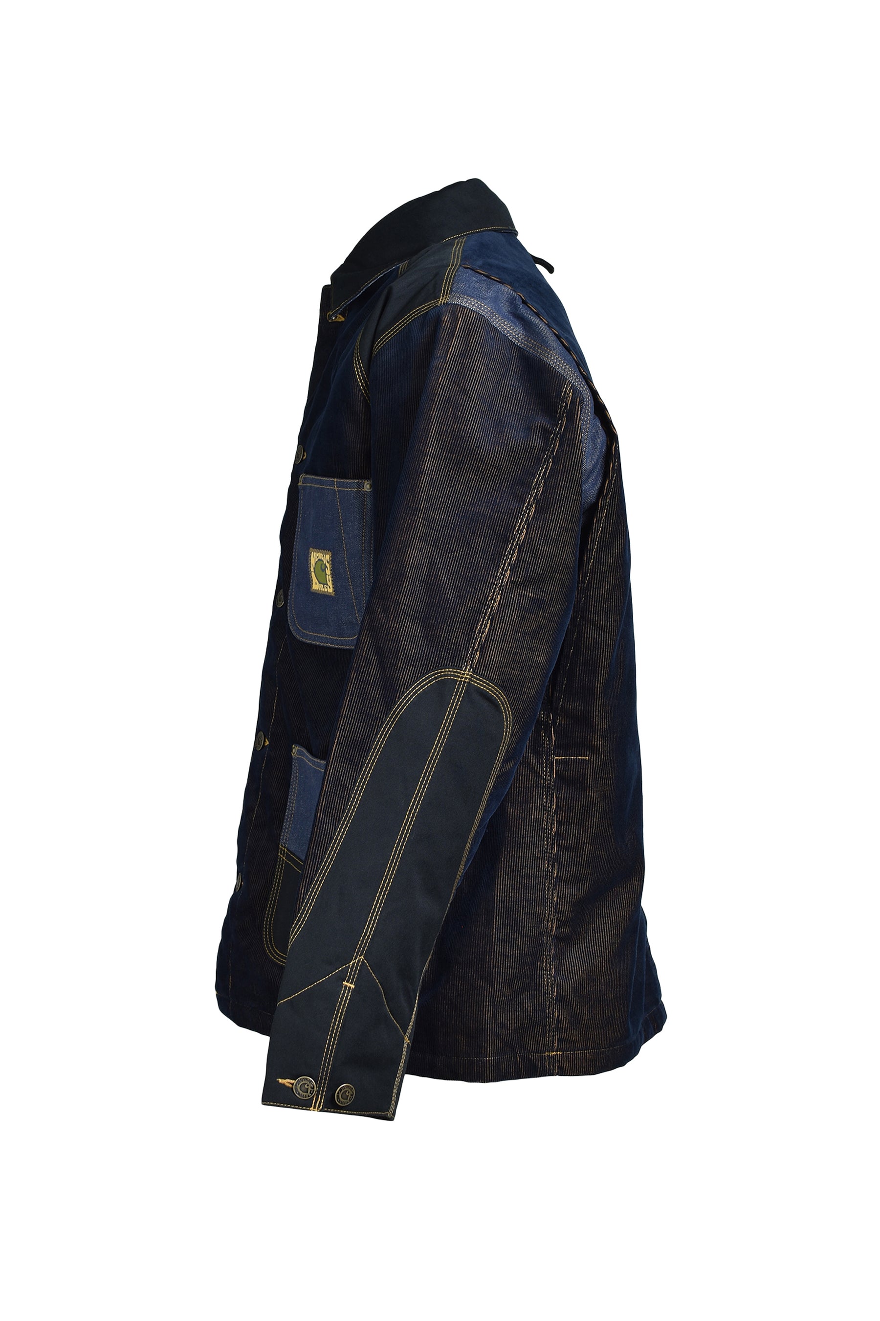 OG CHORE COAT / DARK NAVY / MUSTARD