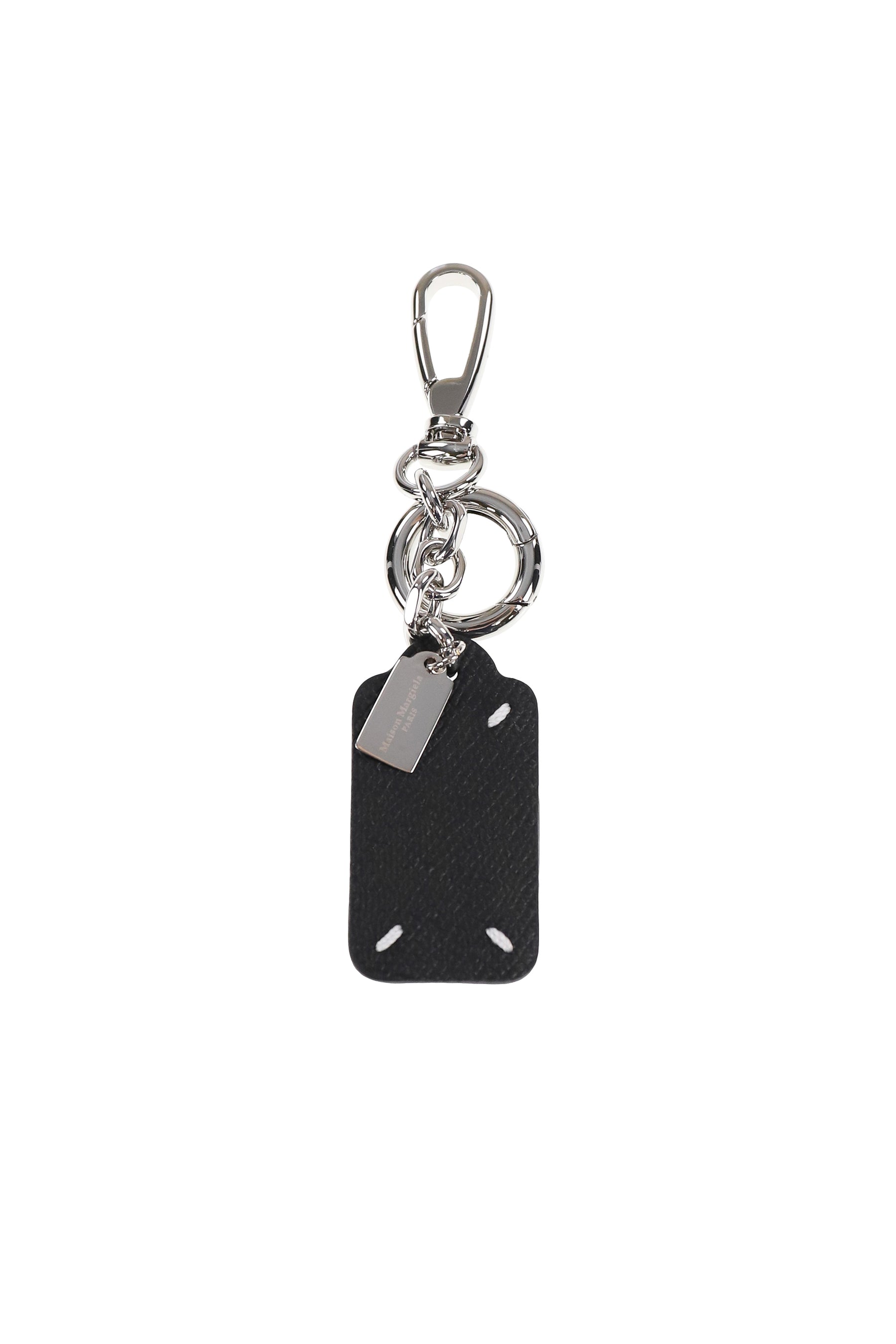 DOUBLE TAG KEYRING SMALL / BLK