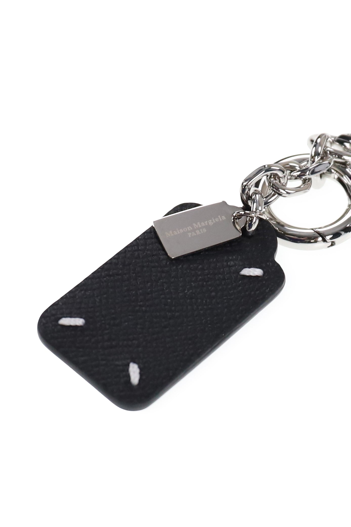 DOUBLE TAG KEYRING SMALL / BLK