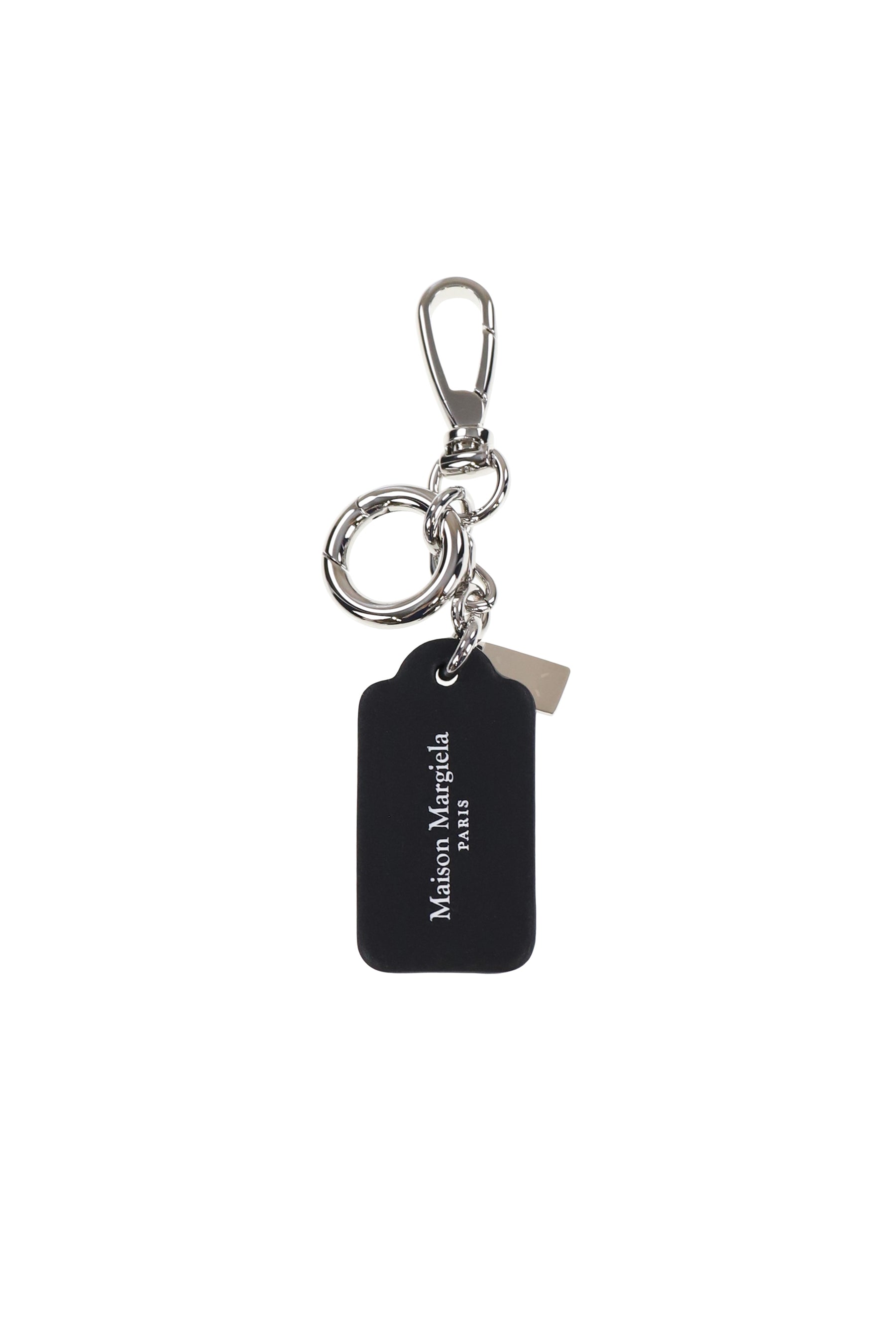 DOUBLE TAG KEYRING SMALL / BLK