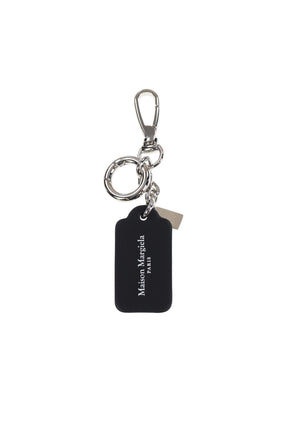 DOUBLE TAG KEYRING SMALL / BLK