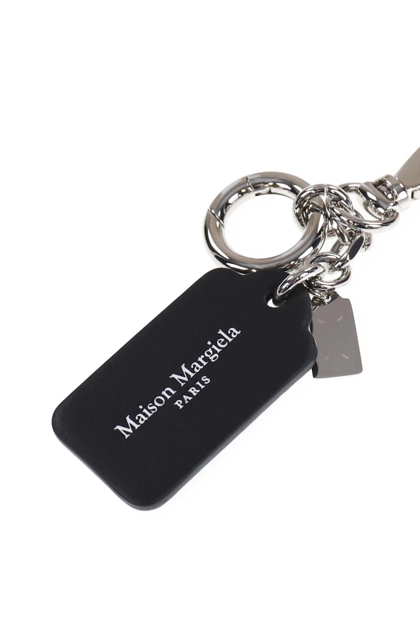 DOUBLE TAG KEYRING SMALL / BLK