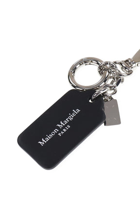 DOUBLE TAG KEYRING SMALL / BLK