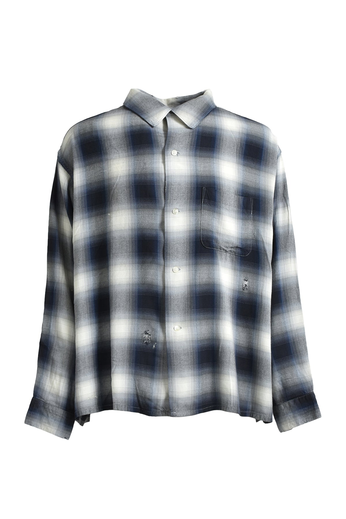 LM_CHECK SHIRT/CHECK / NVY