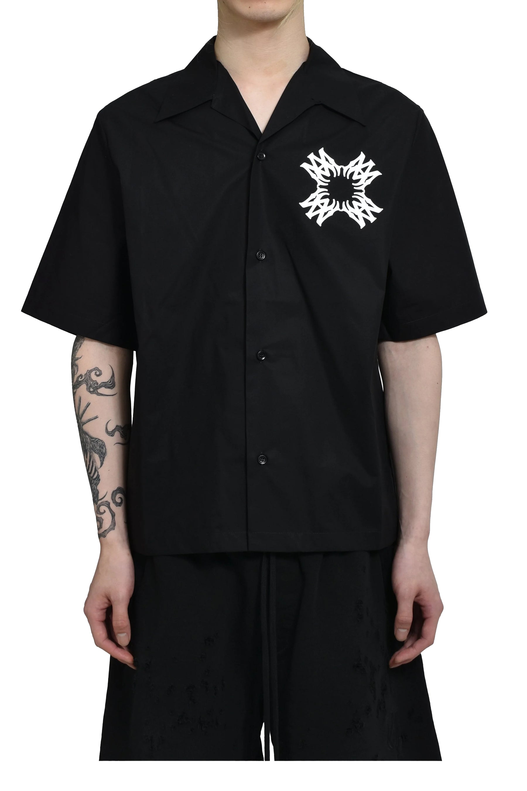 AMIRI BOWLING SHIRT / BLK