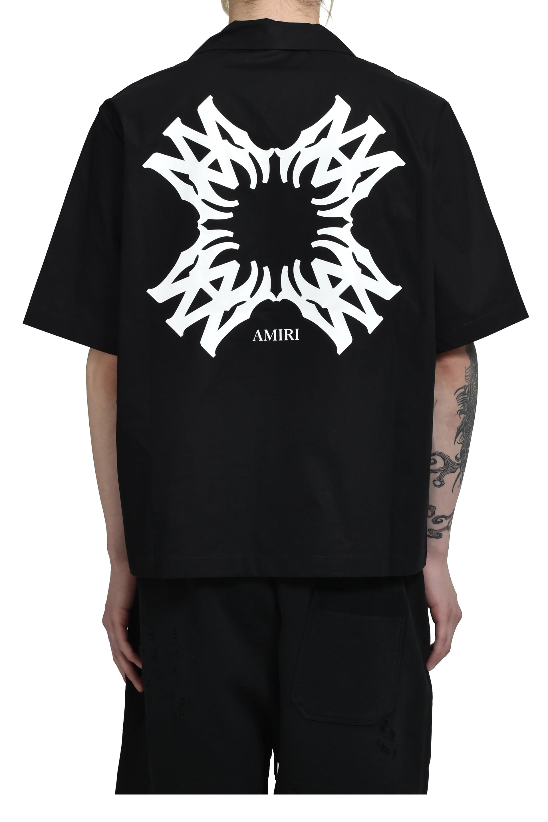 AMIRI BOWLING SHIRT / BLK