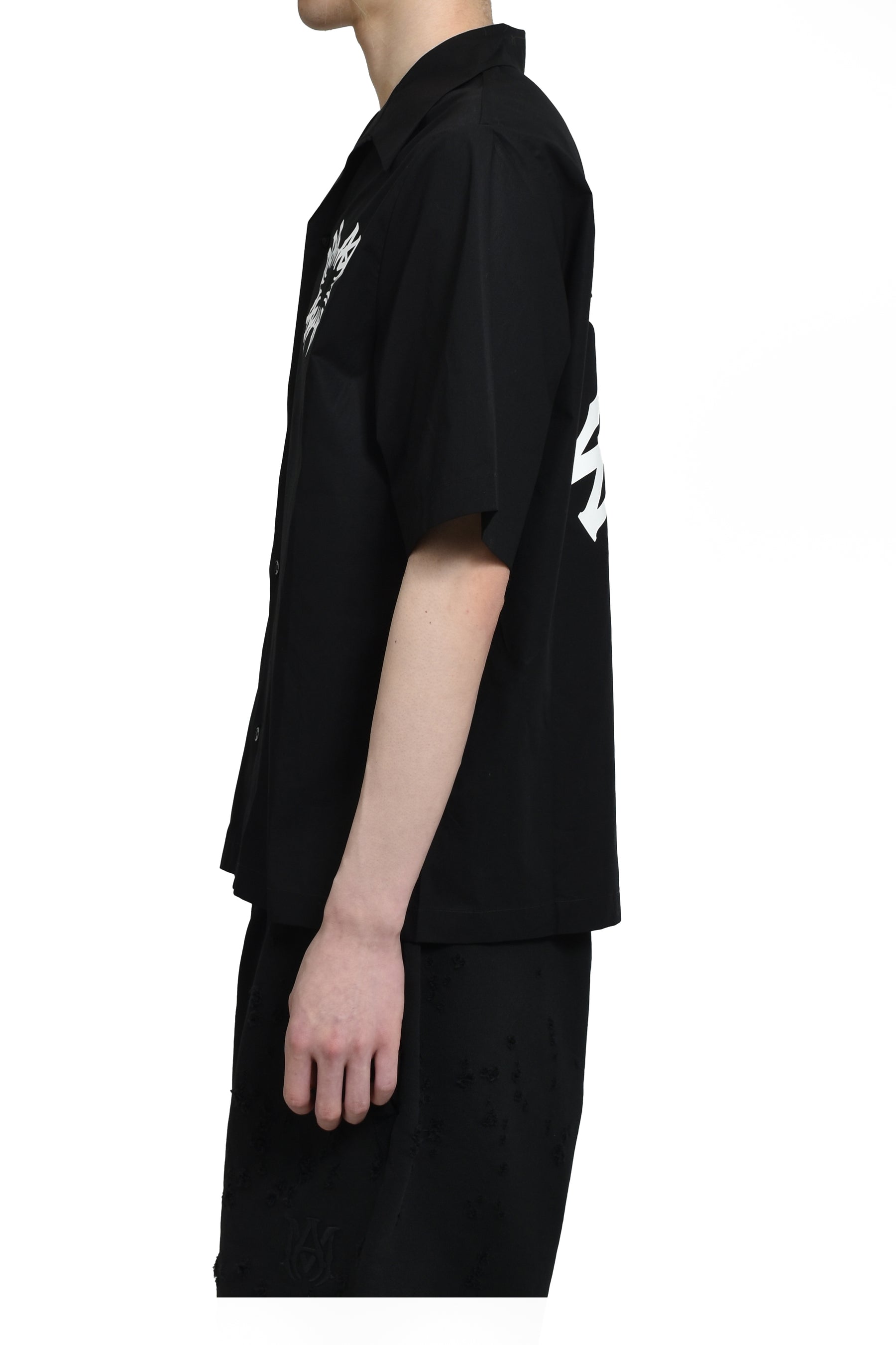AMIRI BOWLING SHIRT / BLK