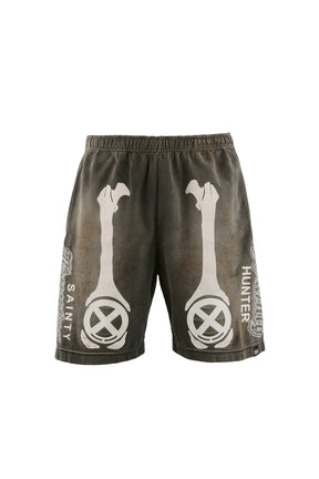 BH_CUT SEW SHORTS/BONE / CHA