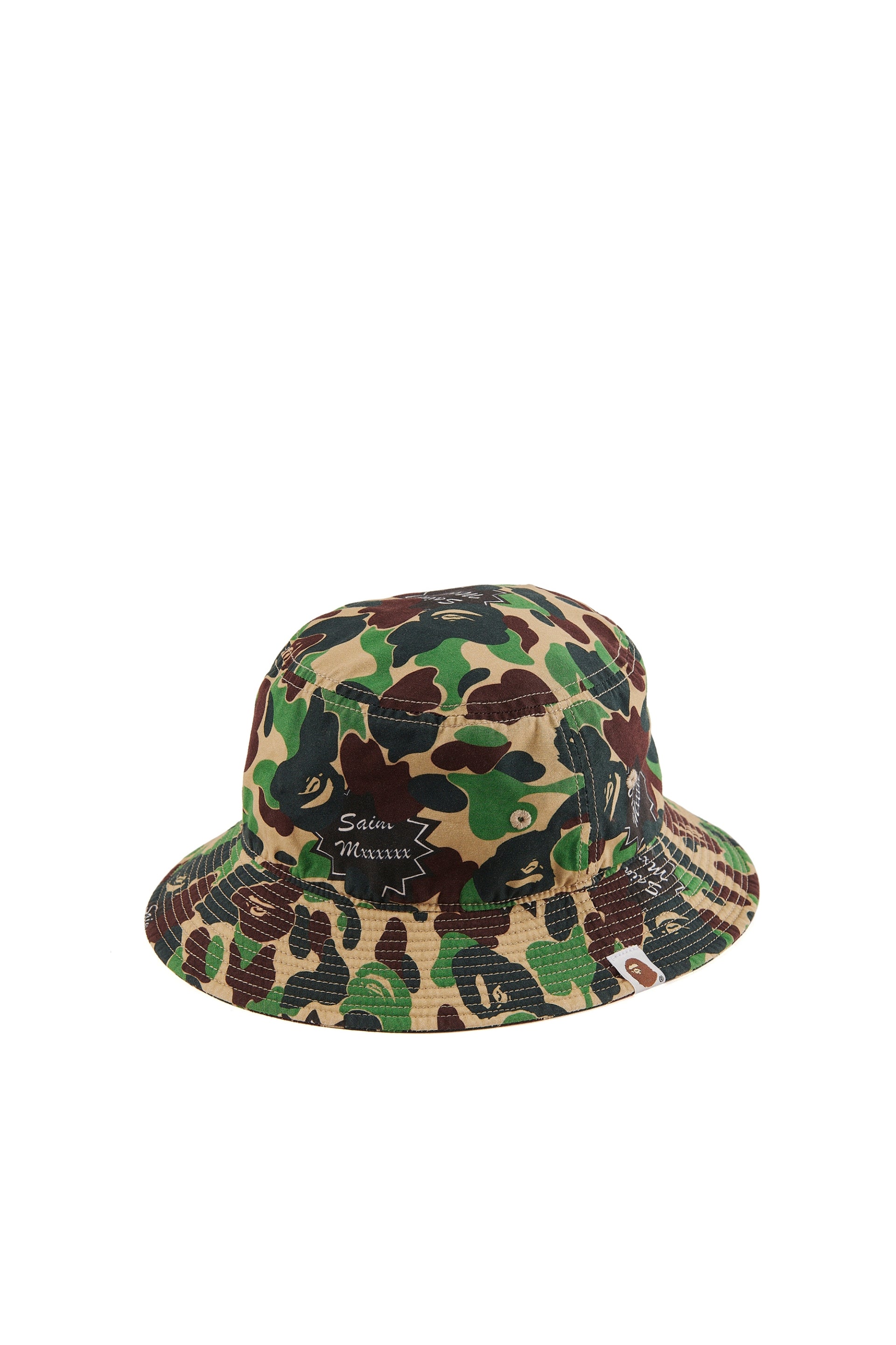 SAINT Mxxxxxx × BAPE® AP_BUCKET HAT/ST APE / CAMO