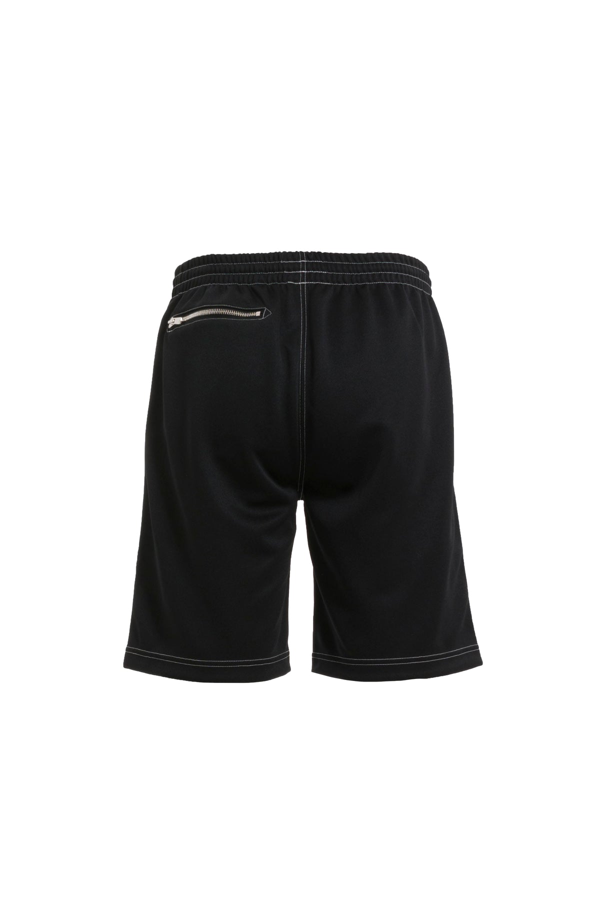 TRACK SHORTS - POLY SMOOTH(EXCLUSIVE) / BLK WHT