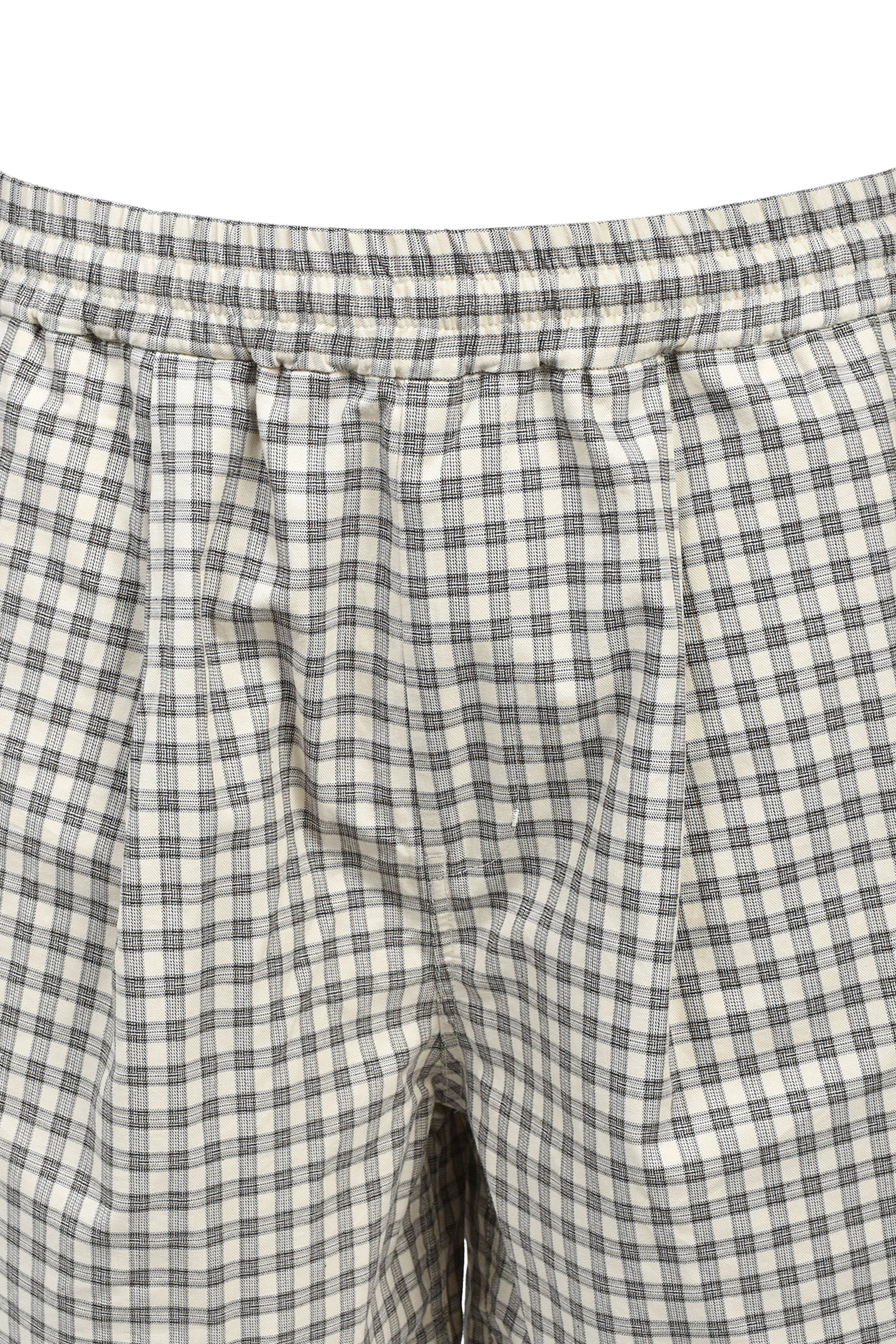 EMBLEM LOGO CHECK SHORTS / BEI