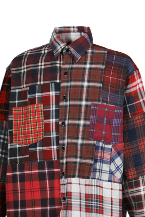 FLANNEL SHIRT -> STRAIGHT HEM SHIRT / ASSORTED