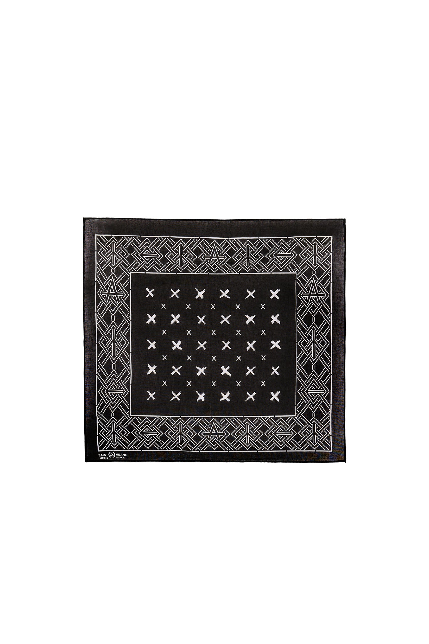 BKM_BANDANA/CROSS / BLK