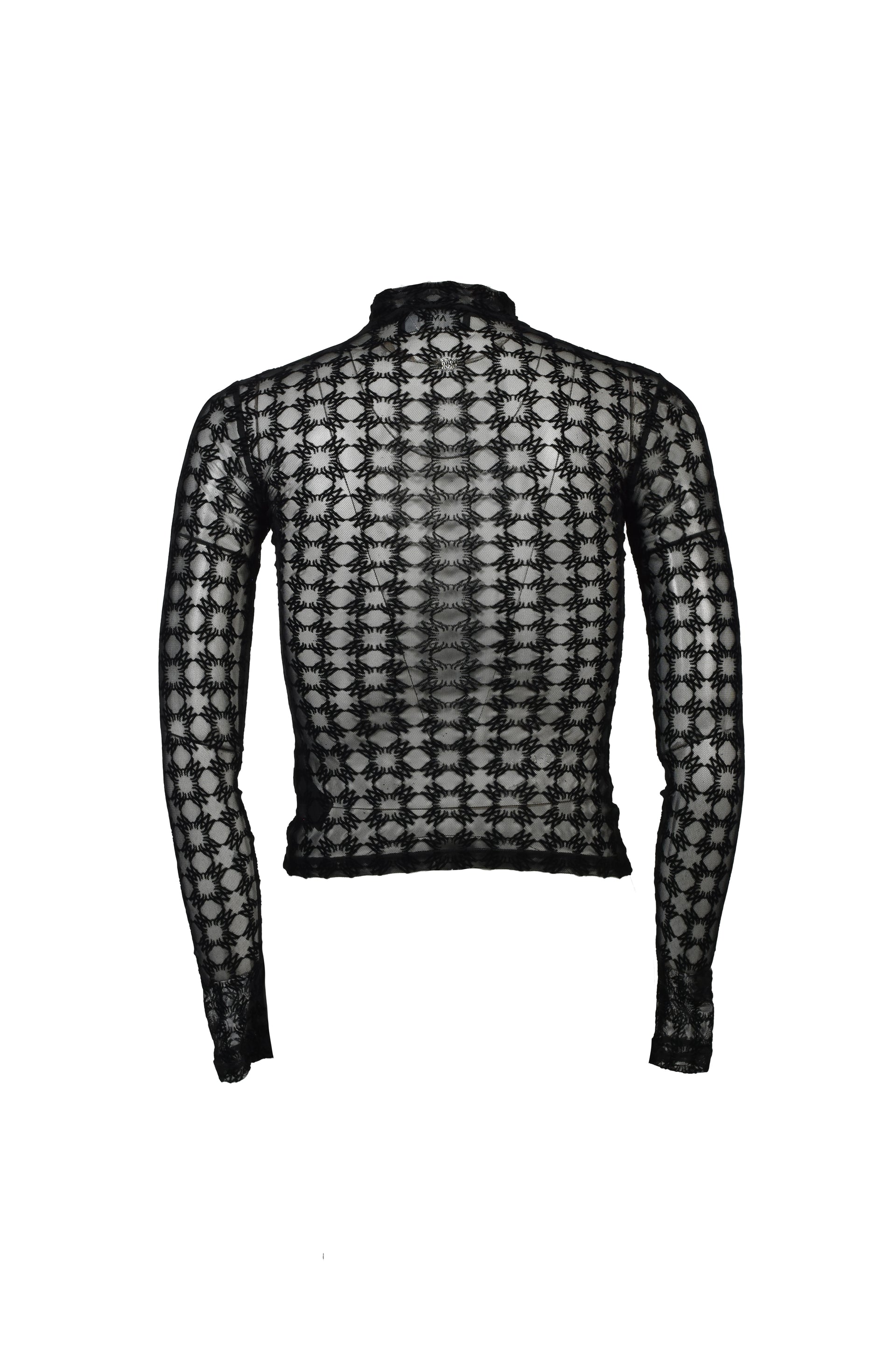 MA QUAD FLOCKED TOP / BLK