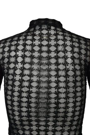 MA QUAD FLOCKED TOP / BLK