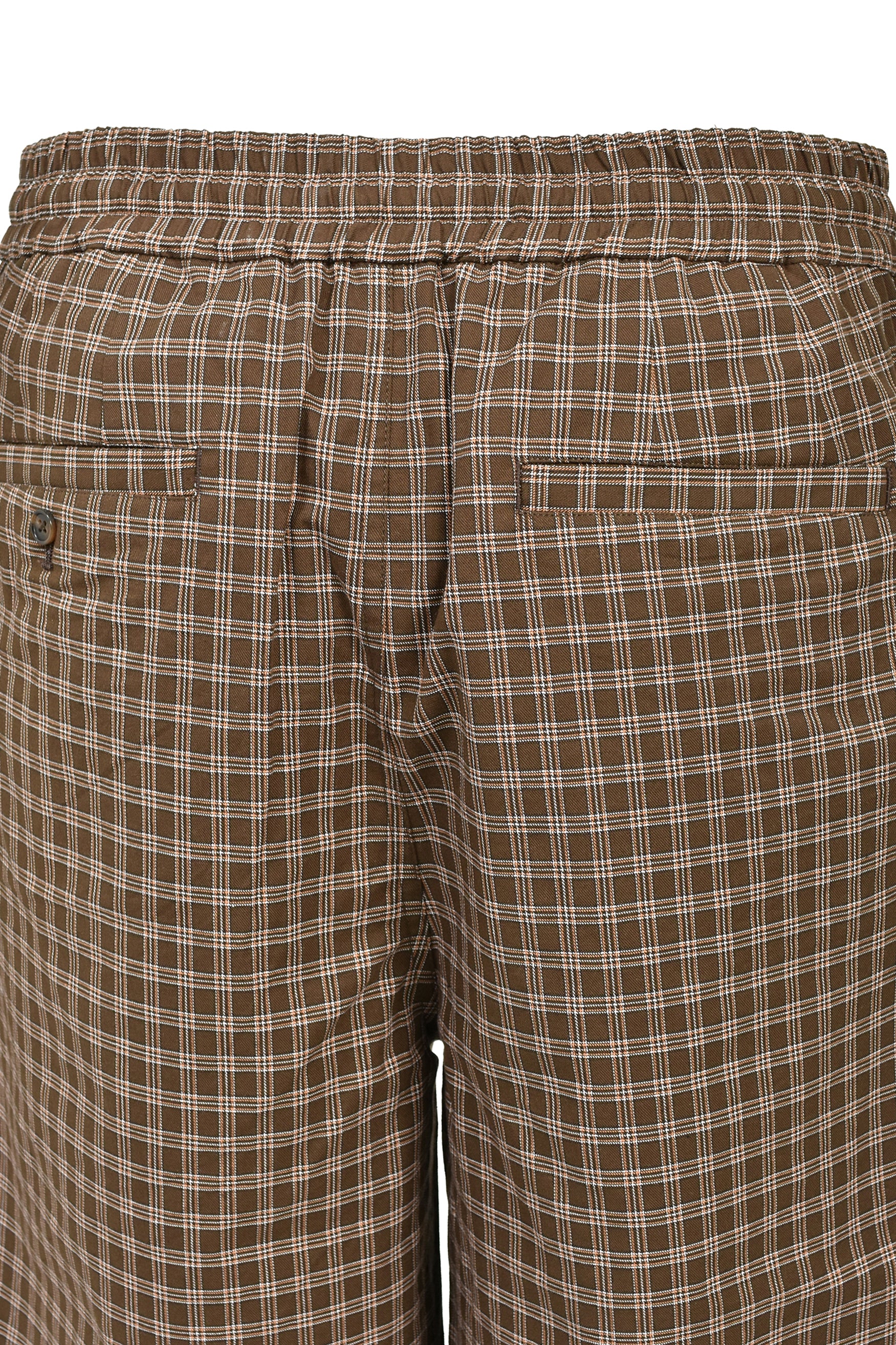 EMBLEM LOGO CHECK SHORTS / BRW