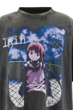 SAINT Mxxxxxx セントマイケル FW25 GS_SS TEE/LAIN / BLK - NUBIAN