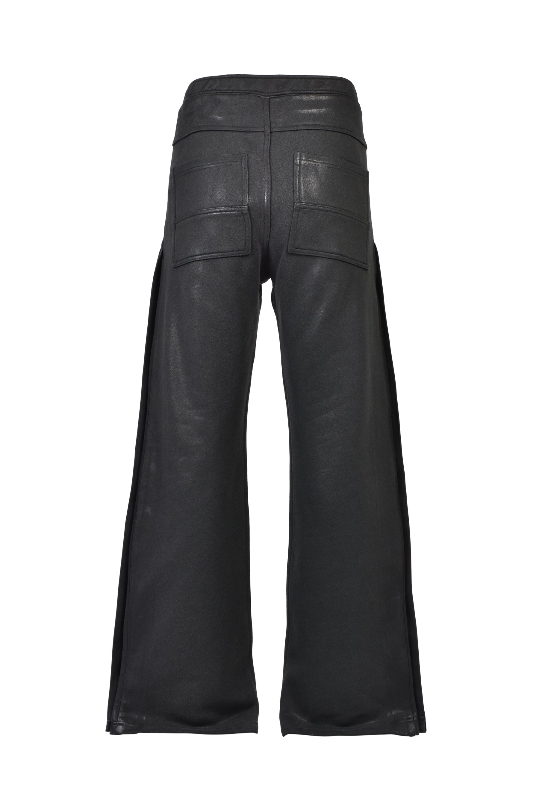 BH COATING SIDE SNAP PANTS / BLK