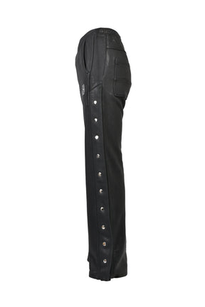 BH COATING SIDE SNAP PANTS / BLK