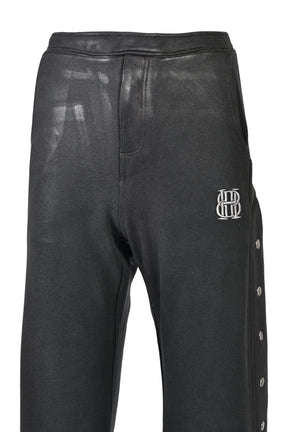 BH COATING SIDE SNAP PANTS / BLK