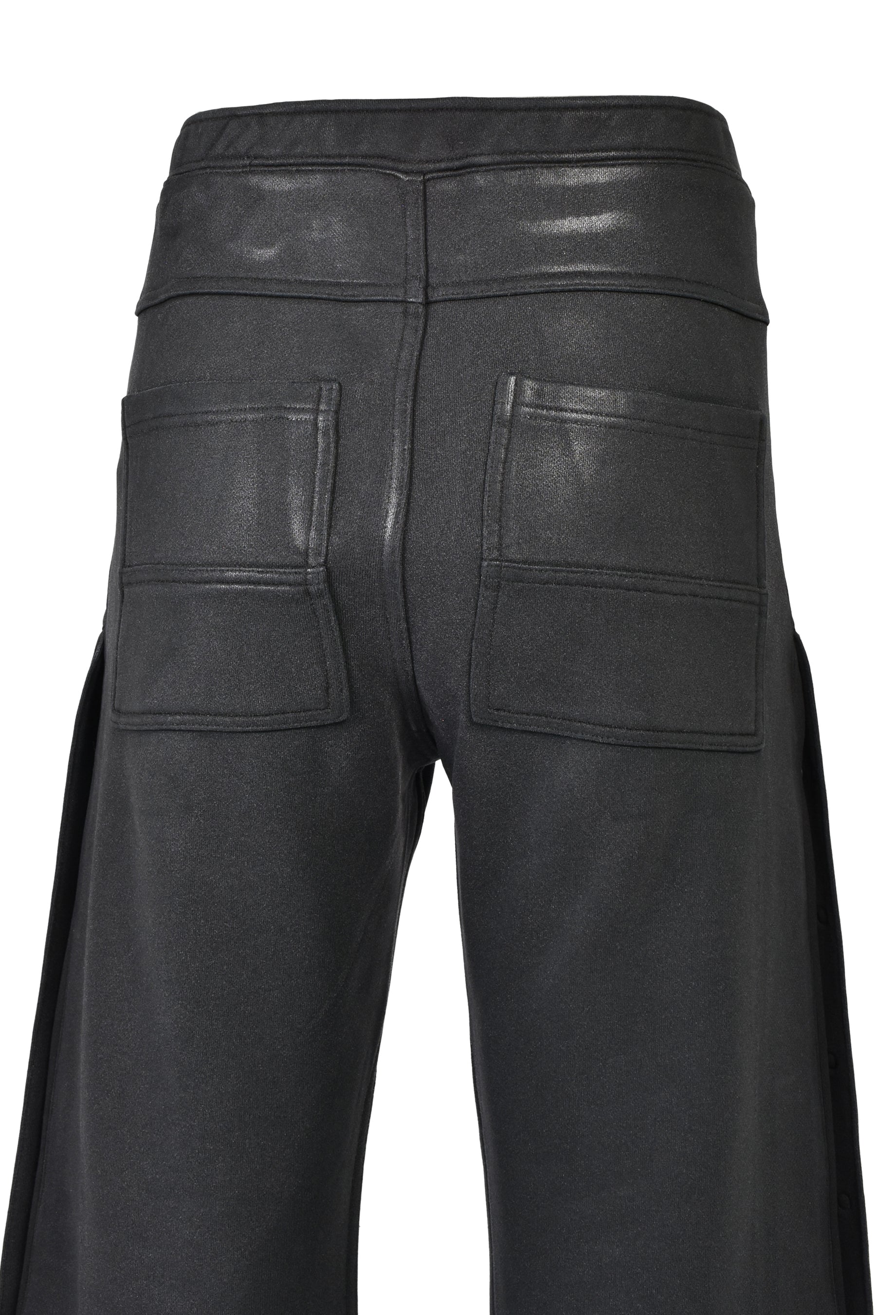 BH COATING SIDE SNAP PANTS / BLK