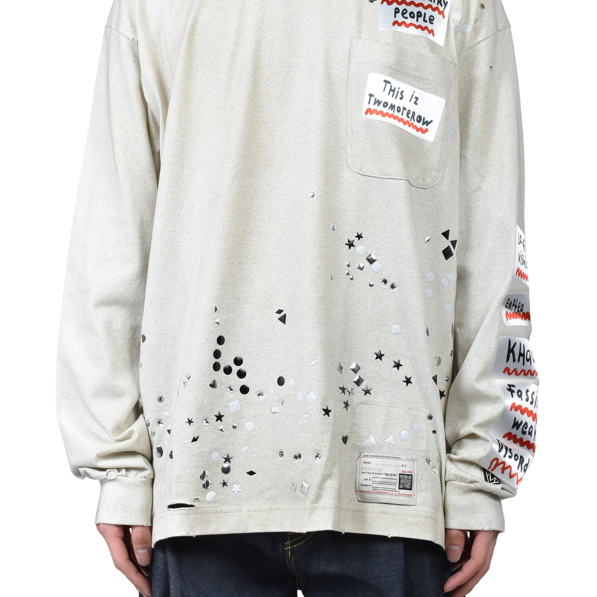 Maison MIHARA YASUHIRO ミハラヤスヒロ SS26 EMBELLISHED STICKER