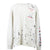 EMBELLISHED STICKER LONG SLEEVES TEE / WHT