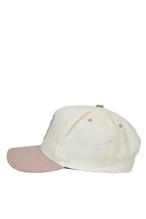 MA TWO TONE BASEBALL CAP / MOCHA