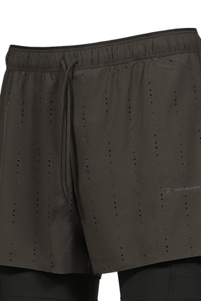 ZERO 2-IN-1 SHORTS PAF / MOLASSES/BLACK